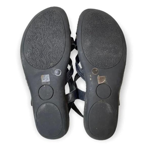 Arnold Churgin Black Strapped Sandals 6.5 - Picture 8 of 9